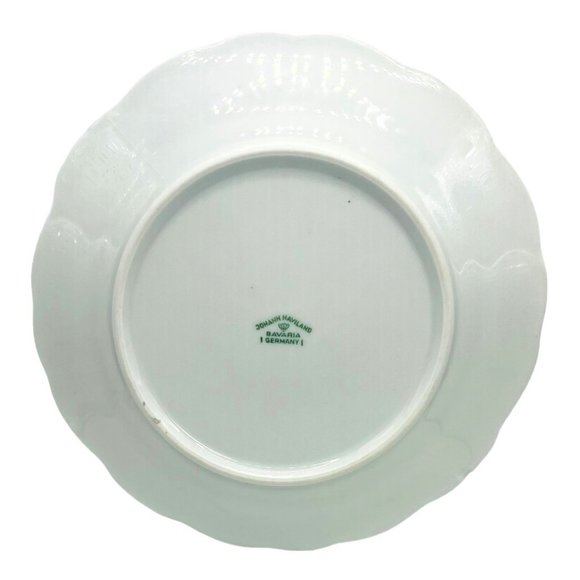 Johann Haviland Bavaria Germany Fine Porcelain Blue Garland Saucer & Tea Cup - Picture 7 of 9